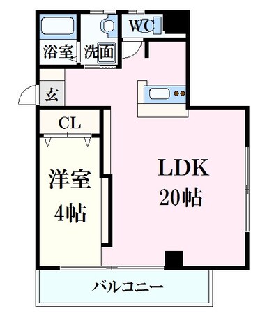 レジェンド南竹屋の物件間取画像